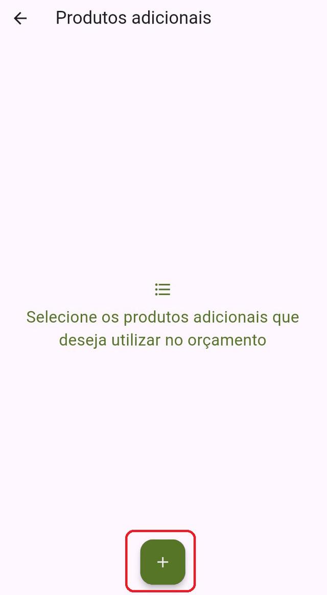 Ilustração do botão menu inicial